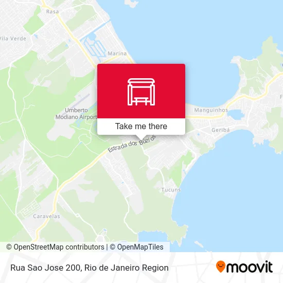 Rua Sao Jose 200 map