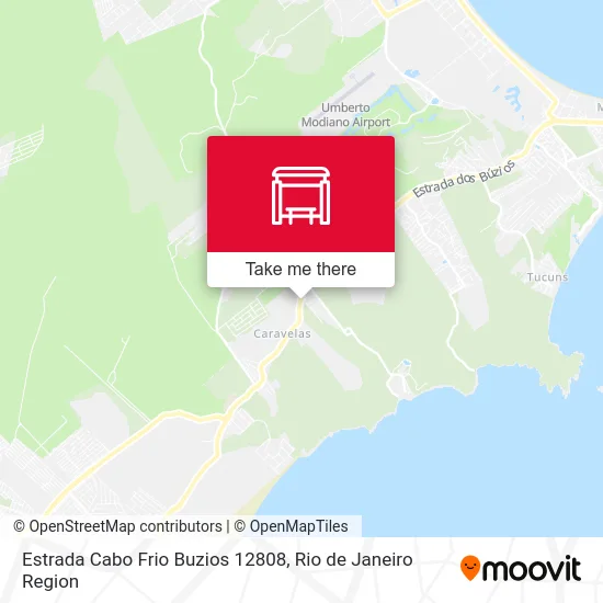 Estrada Cabo Frio Buzios 12808 map