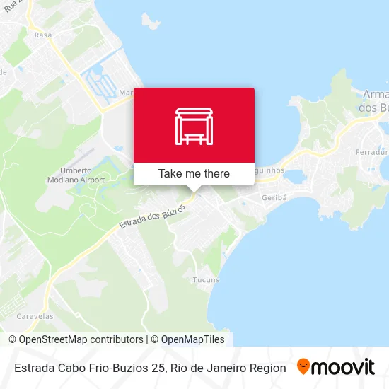 Estrada Cabo Frio-Buzios 25 map