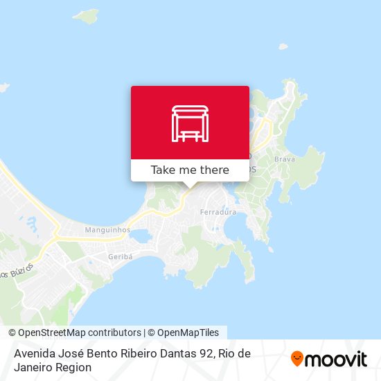 Avenida José Bento Ribeiro Dantas 92 map