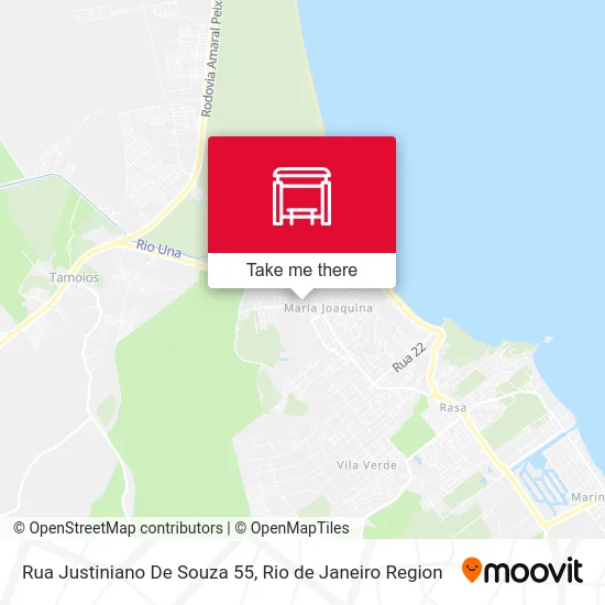 Rua Justiniano De Souza 55 map