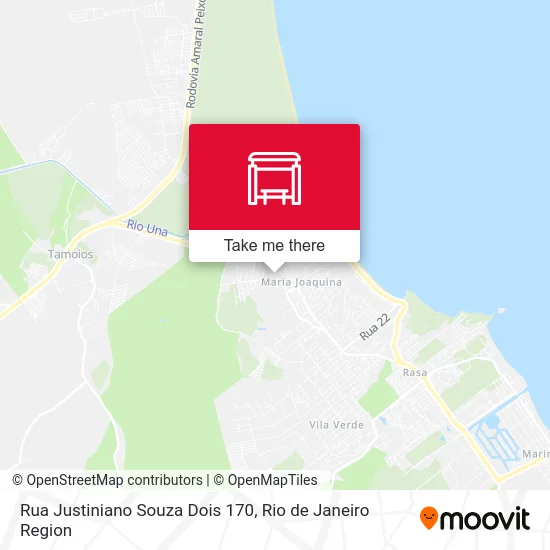 Rua Justiniano Souza Dois 170 map
