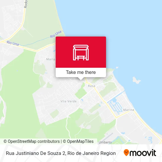 Rua Justiniano De Souza 2 map