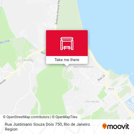 Rua Justiniano Souza Dois 750 map