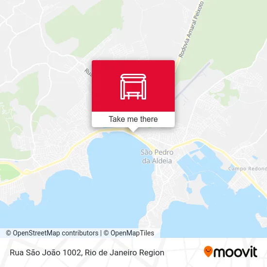 Rua São João 1002 map
