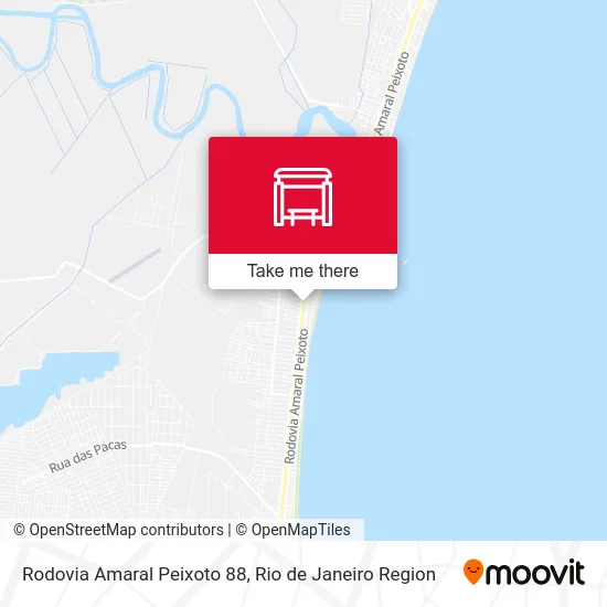 Rodovia Amaral Peixoto 88 map