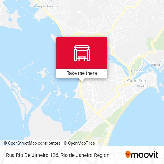 Rua Rio De Janeiro 126 map