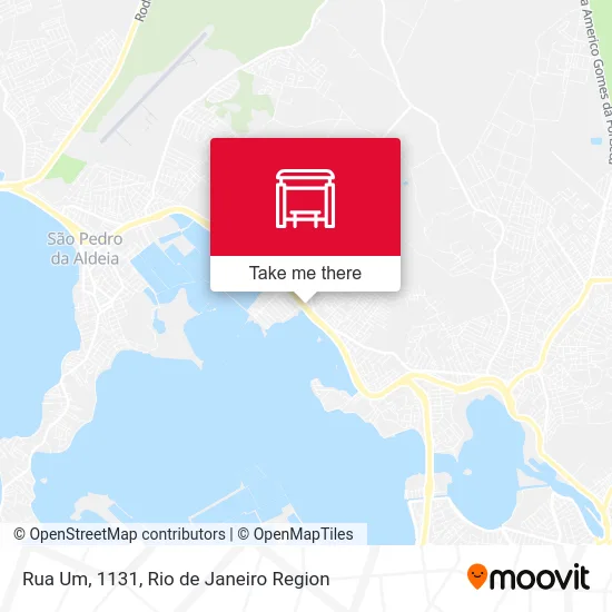 Rua Um, 1131 map