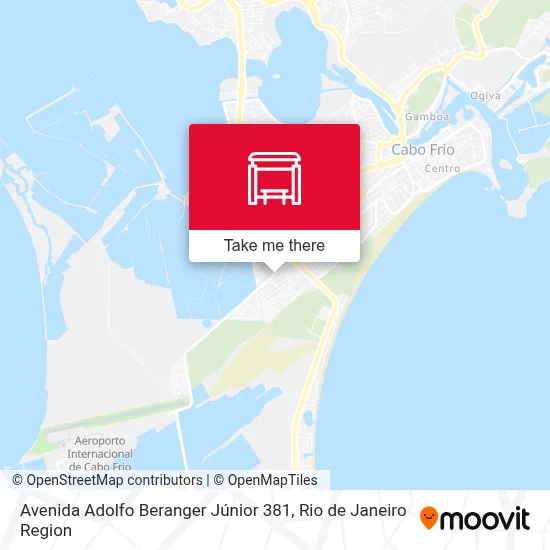 Avenida Adolfo Beranger Júnior 381 map