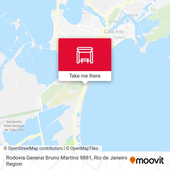 Rodovia General Bruno Martins 9881 map