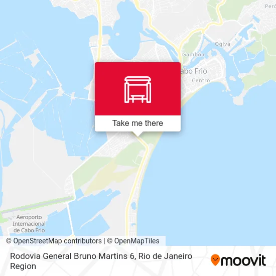 Rodovia General Bruno Martins 6 map