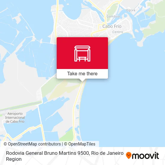 Rodovia General Bruno Martins 9500 map