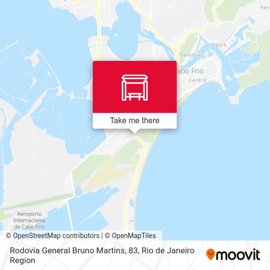 Rodovia General Bruno Martins, 83 map