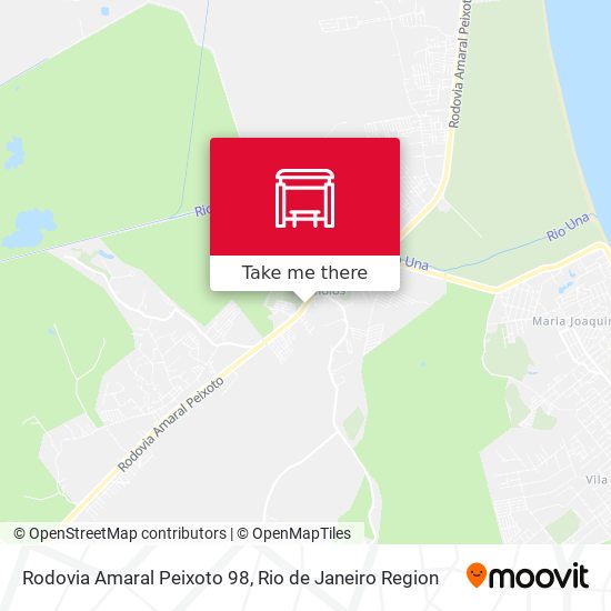 Rodovia Amaral Peixoto 98 map