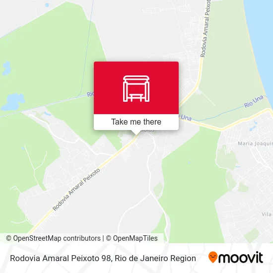 Rodovia Amaral Peixoto 98 map