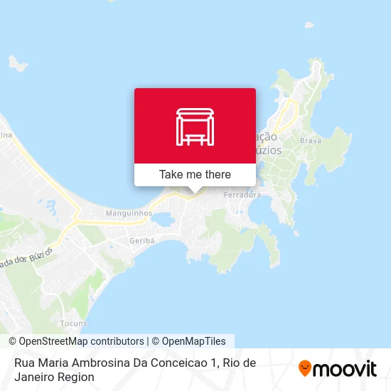 Rua Maria Ambrosina Da Conceicao 1 map