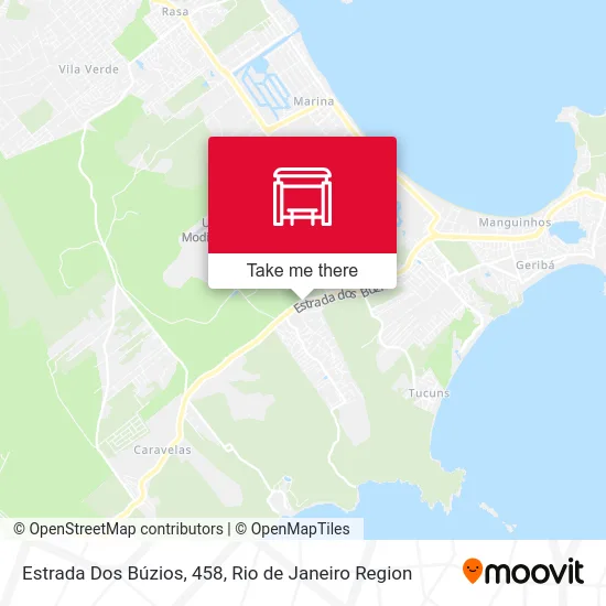 Estrada Dos Búzios, 458 map