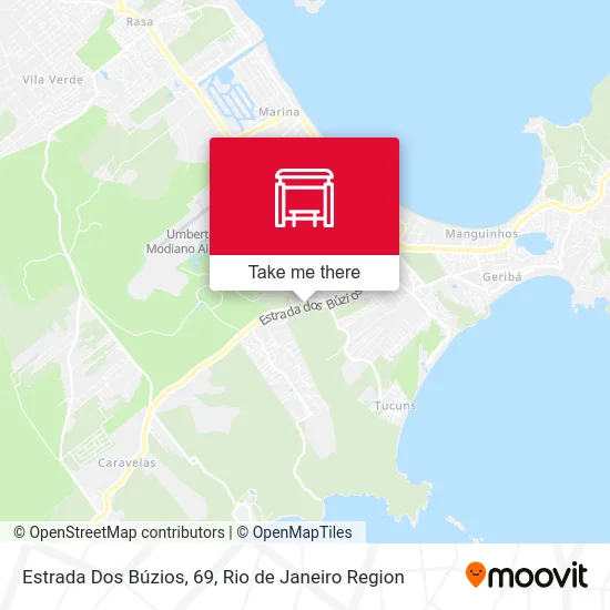 Estrada Dos Búzios, 69 map