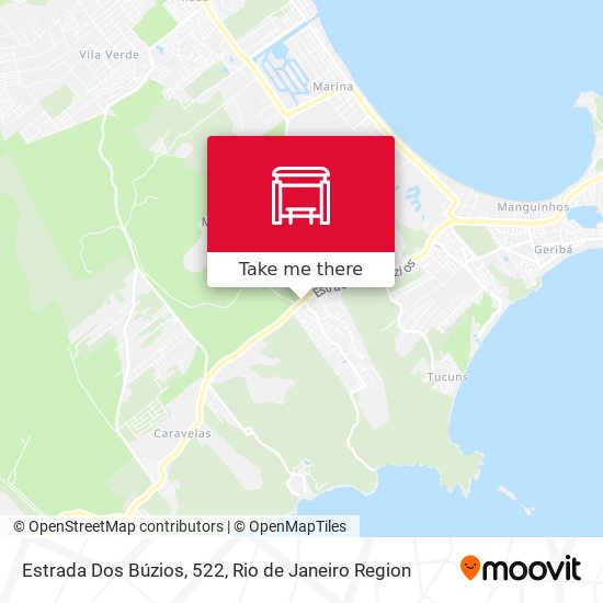 Estrada Dos Búzios, 522 map