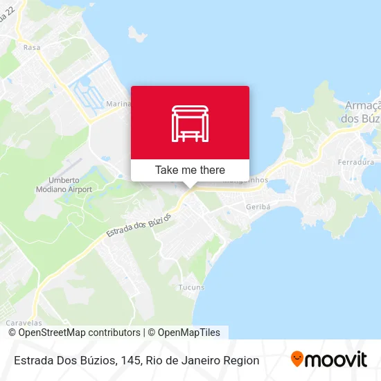 Estrada Dos Búzios, 145 map