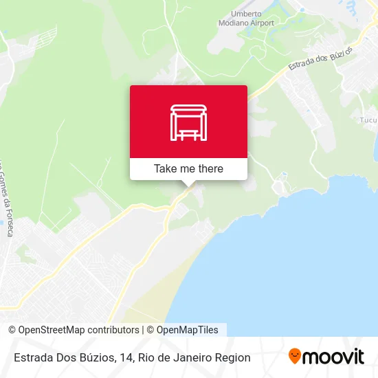 Estrada Dos Búzios, 14 map