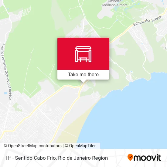 Iff - Sentido Cabo Frio map