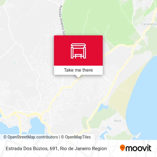 Estrada Dos Búzios, 691 map