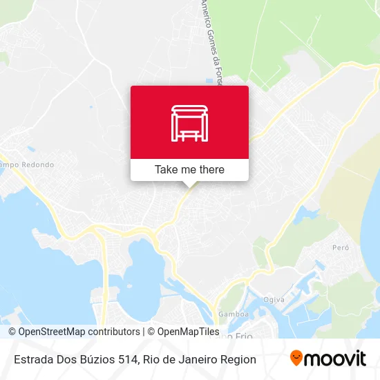 Estrada Dos Búzios 514 map