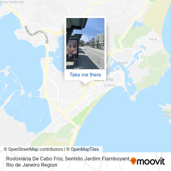 Rodoviária De Cabo Frio, Sentido Jardim Flamboyant map