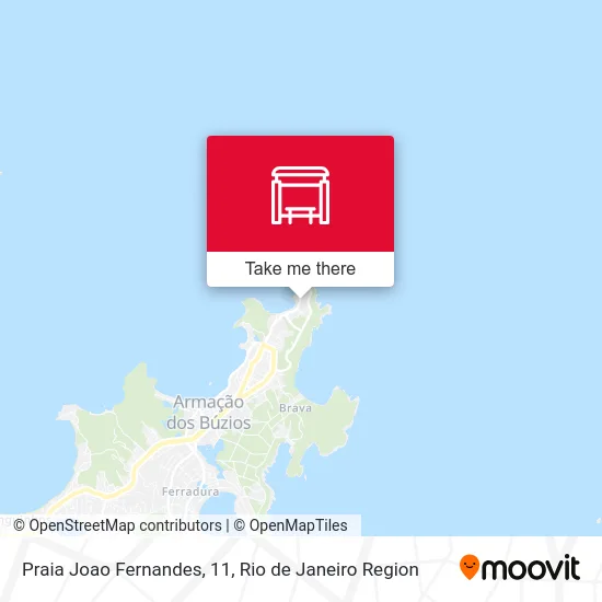 Praia Joao Fernandes, 11 map