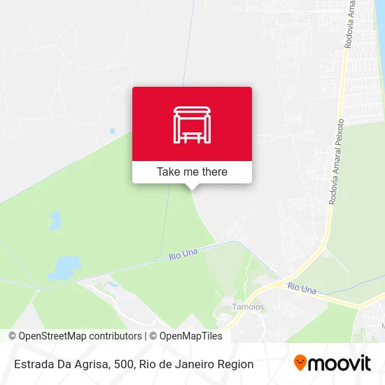 Estrada Da Agrisa, 500 map