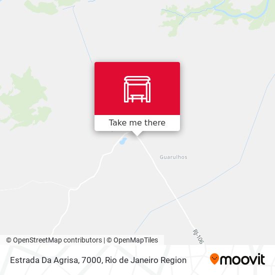 Estrada Da Agrisa, 7000 map