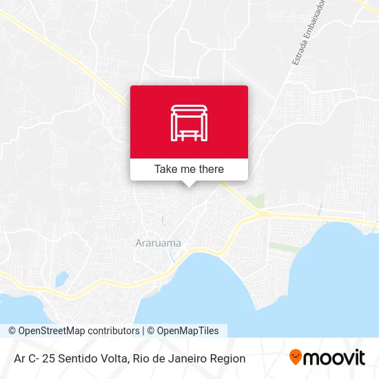 Ar C- 25 Sentido Volta map