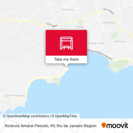 Rodovia Amaral Peixoto, 99 map