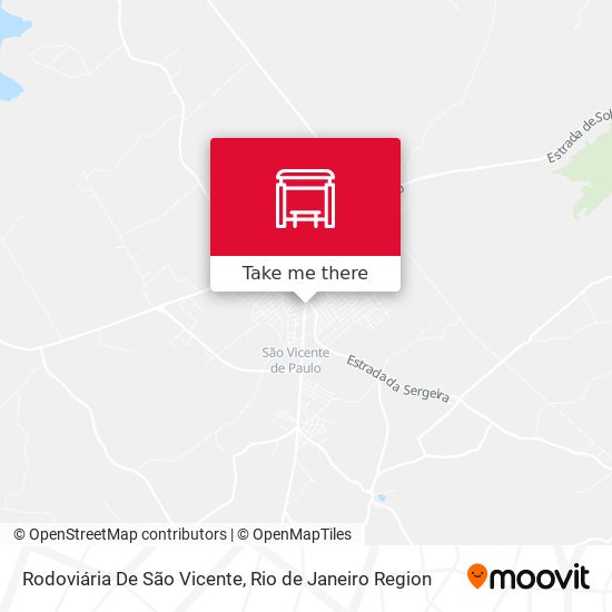 Rodoviária De São Vicente map