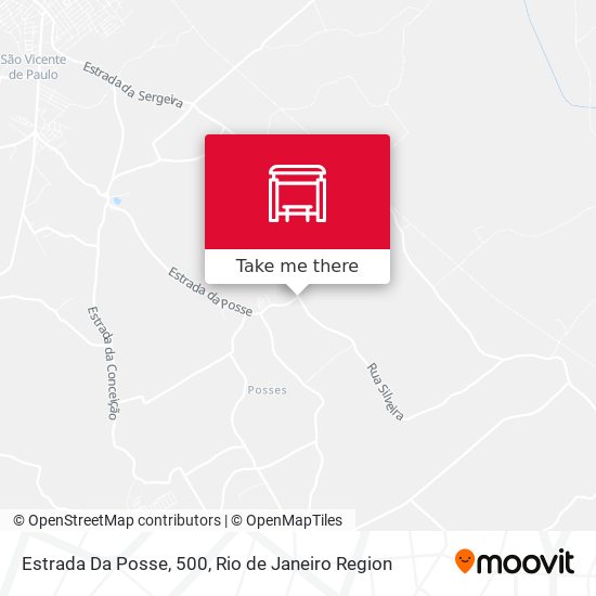 Estrada Da Posse, 500 map