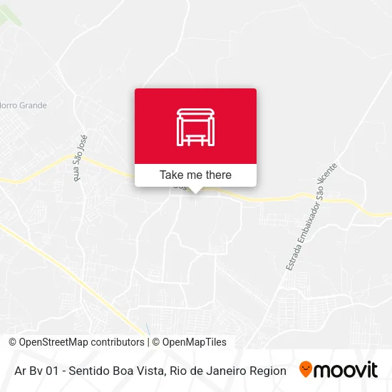 Ar Bv 01 - Sentido Boa Vista map