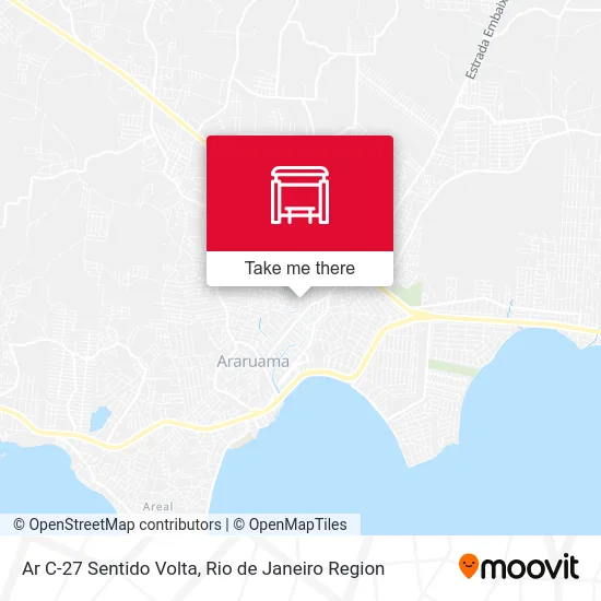 Ar C-27 Sentido Volta map