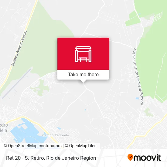 Ret 20 - S. Retiro map