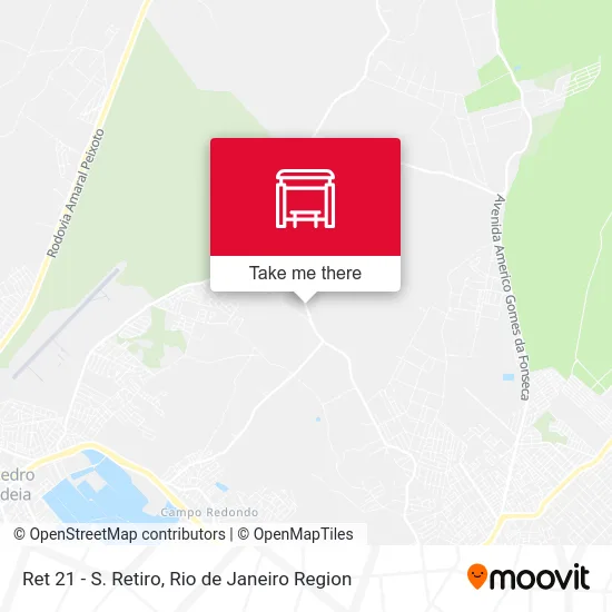 Ret 21 - S. Retiro map