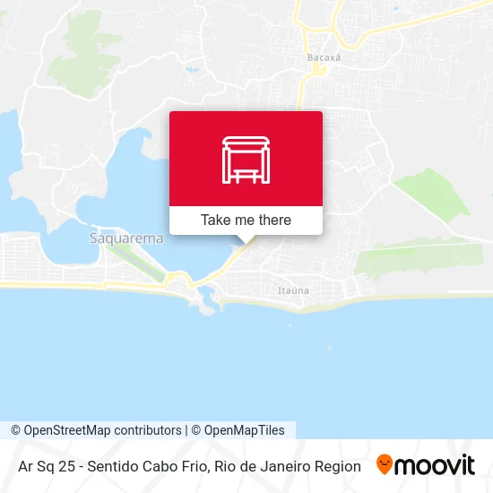 Ar Sq 25 - Sentido Cabo Frio map