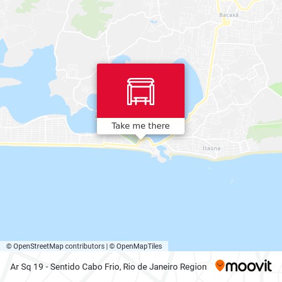 Mapa Ar Sq 19 - Sentido Cabo Frio