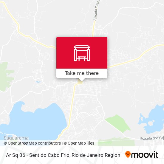 Mapa Ar Sq 36 - Sentido Cabo Frio