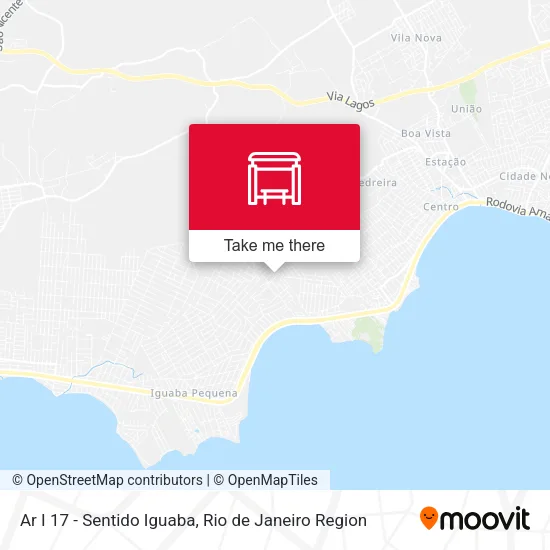 Ar I 17 - Sentido Iguaba map