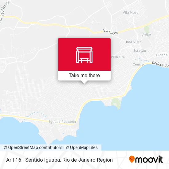 Ar I 16 - Sentido Iguaba map