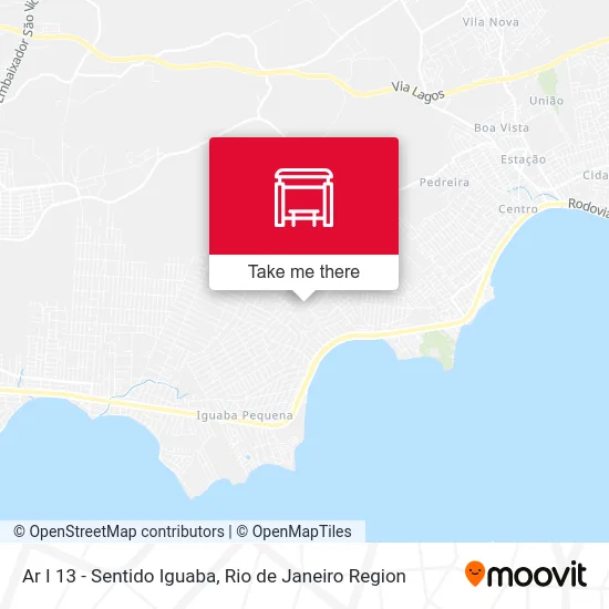 Ar I 13 - Sentido Iguaba map