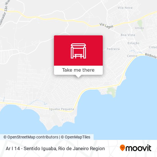 Ar I 14 - Sentido Iguaba map