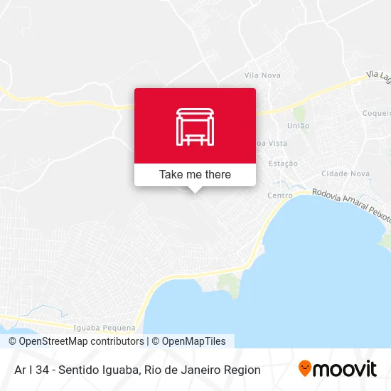 Ar I 34 - Sentido Iguaba map