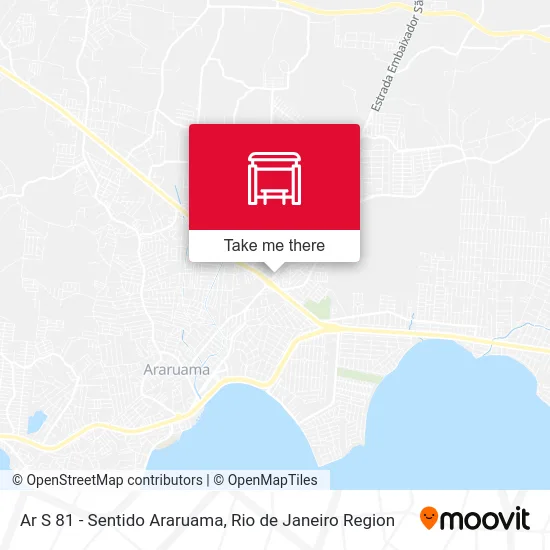Ar S 81 - Sentido Araruama map