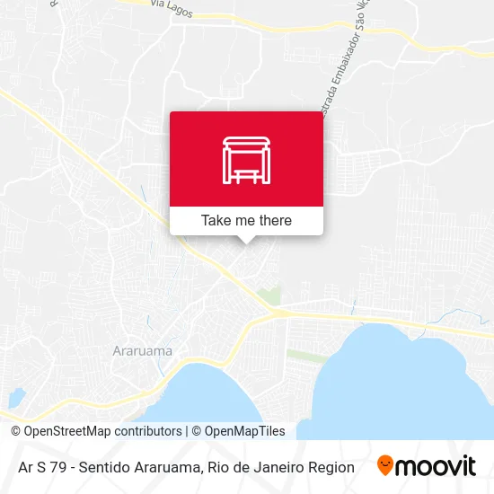 Ar S 79 - Sentido Araruama map